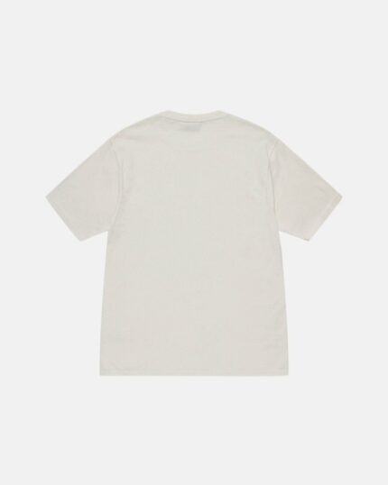 Camiseta Stüssy Block Deporte Pigment Dyed Hombre Beige