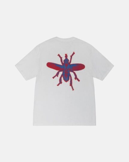 Camiseta Stüssy Housefly Hombre Blancas