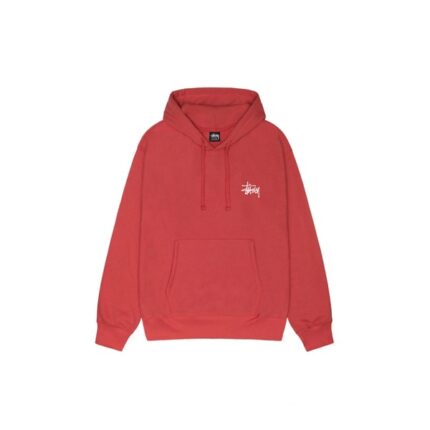 Sudadera Con Capucha Roja Stussy