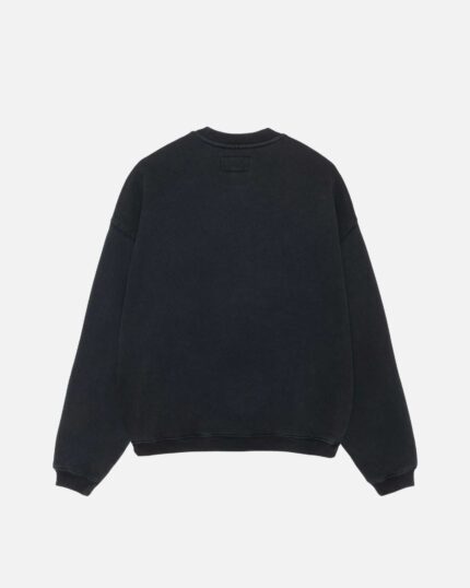 Sudadera con Capucha Stussy Athletics Crew Washed Negras