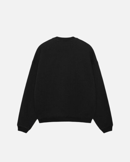 Sudadera con Capucha Stussy Big Crackle Deporte Crew Washed Negras