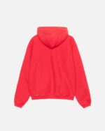 Sudadera con Capucha Stussy Outline Zip Rojas