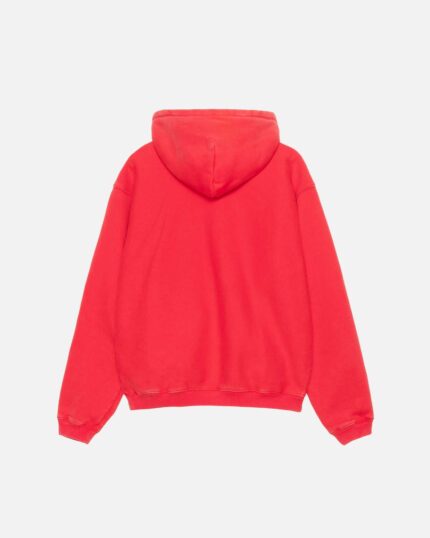 Sudadera con Capucha Stussy Outline Zip Rojas