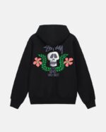 Sudadera con Capucha Stussy Skull Crest Hombre Negras