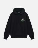 Sudadera con Capucha Stussy Skull Crest Hombre Negras
