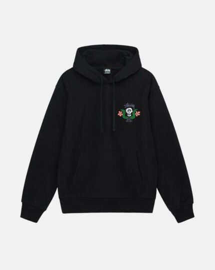 Sudadera con Capucha Stussy Skull Crest Hombre Negras