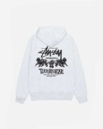 Sudadera con Capucha Stussy Tough Gear International Ash Heather