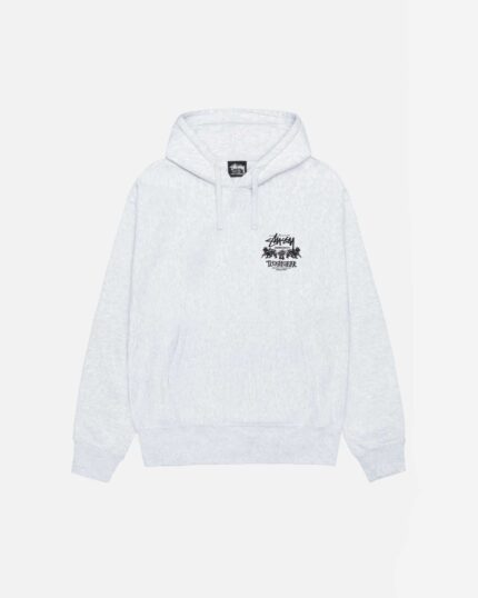 Sudadera con Capucha Stussy Tough Gear International Ash Heather