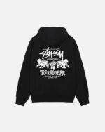 Sudadera con Capucha Stussy Tough Gear International Negras