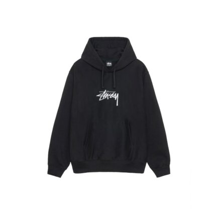 Uudadera Con Capucha Negra Stussy